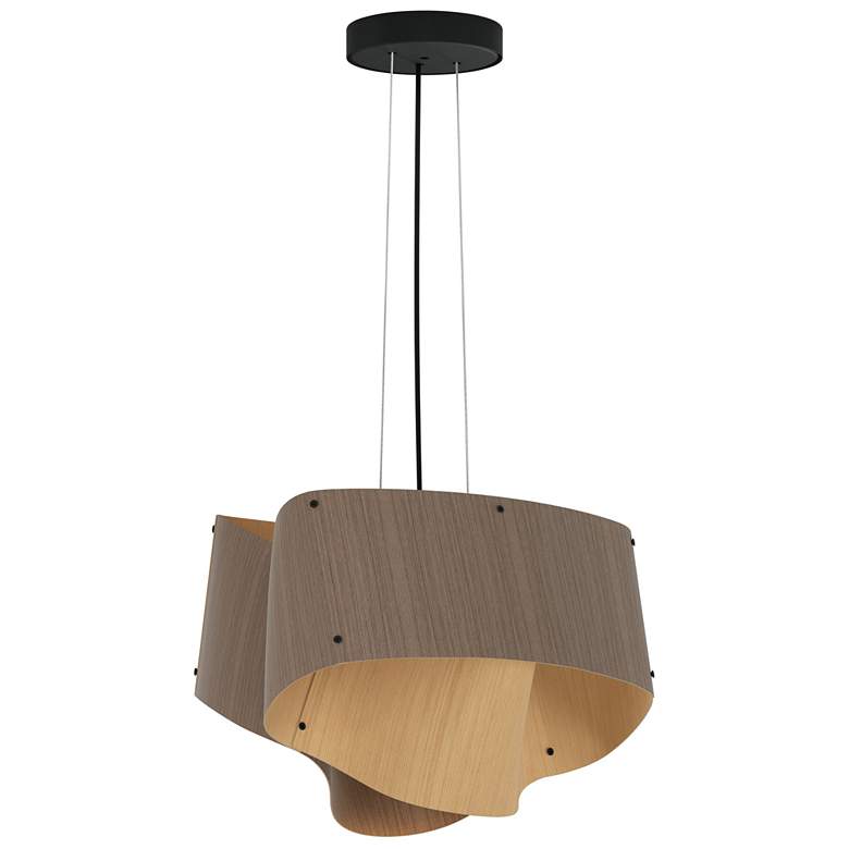 Image 1 WEP Collection Carlotta 45 16.9" Wide Pendant Grey Oak