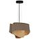 WEP Collection Carlotta 45 16.9" Wide Pendant Grey Oak