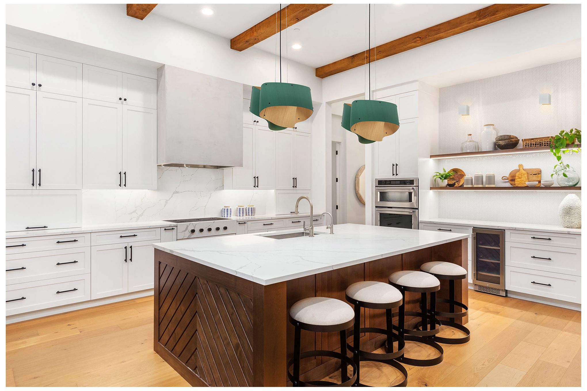 Image 2 WEP Collection Carlotta 45 16.9" Wide Pendant Light Petrol more views