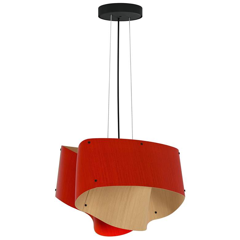 Image 1 WEP Collection Carlotta 45 16.9" Wide Pendant Red