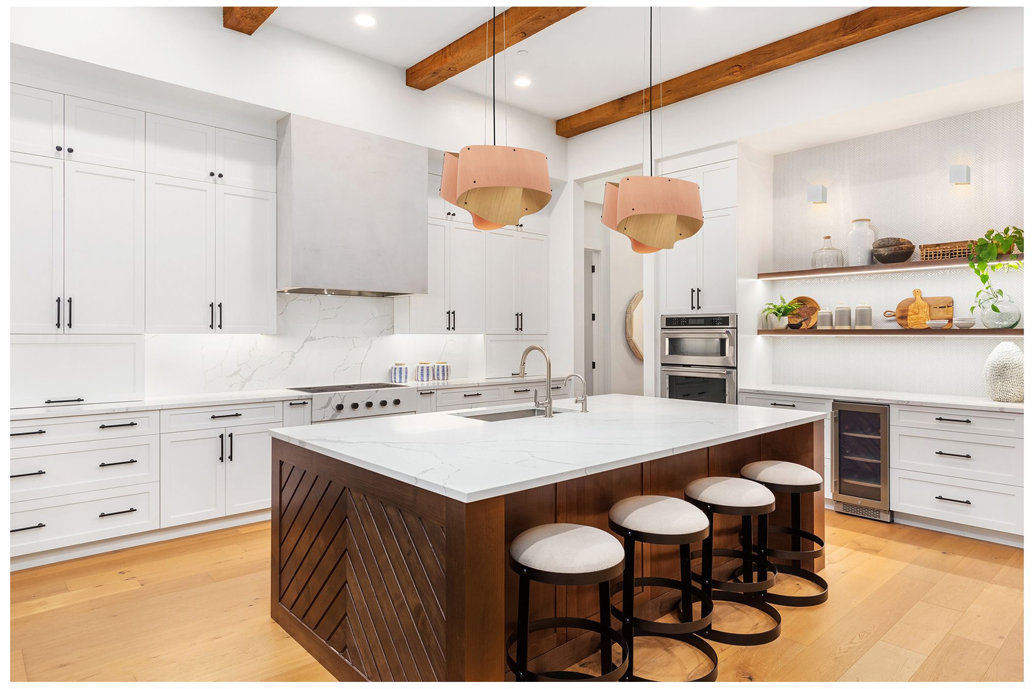 Image 2 WEP Collection Carlotta 45 16.9" Wide Pendant Rose more views