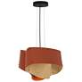 WEP Collection Carlotta 45 16.9" Wide Pendant Terracotta