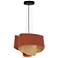WEP Collection Carlotta 45 16.9" Wide Pendant Terracotta