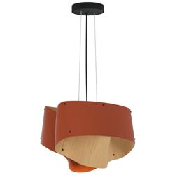 WEP Collection Carlotta 45 16.9" Wide Pendant Terracotta