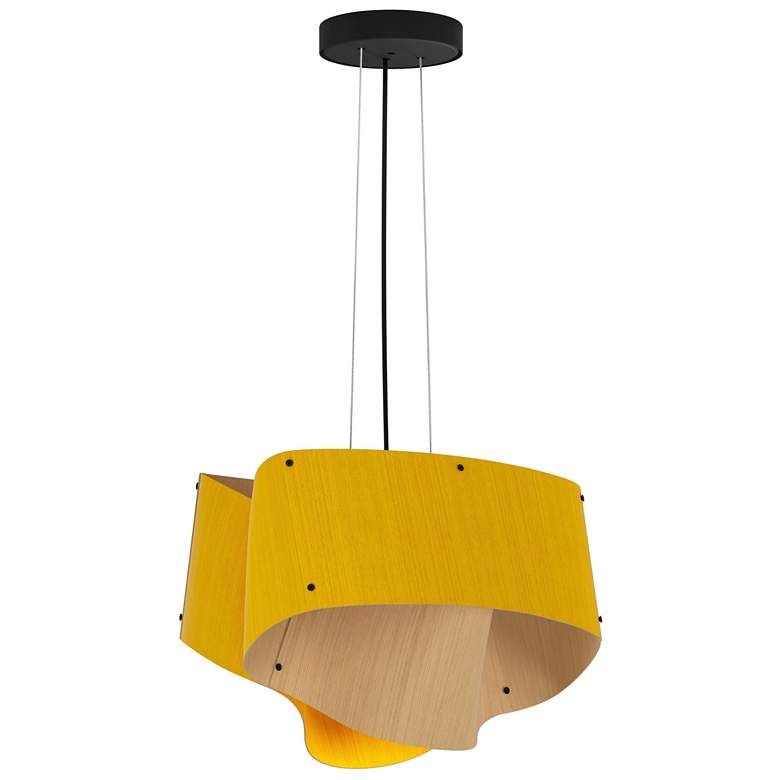 Image 1 WEP Collection Carlotta 45 16.9" Wide Pendant Yellow