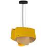 WEP Collection Carlotta 45 16.9" Wide Pendant Yellow