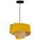 WEP Collection Carlotta 45 16.9" Wide Pendant Yellow