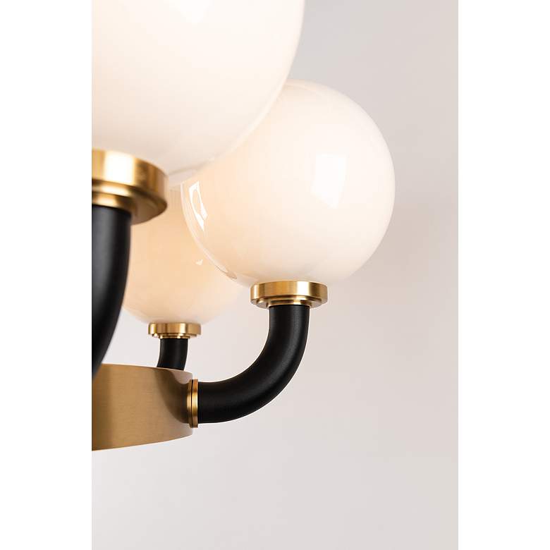 Image 2 Werner 12 Light Pendant Aged Brass/Black more views