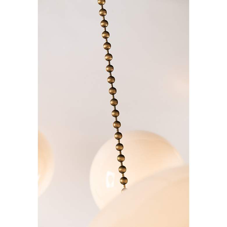 Image 3 Werner 12 Light Pendant Aged Brass/Black more views