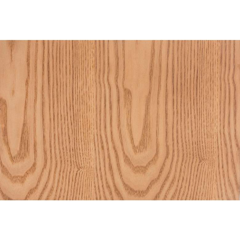 Image 2 Weslan 17 3/4 inch Wide Natural Brown Wood 2-Drawer Nightstands Set of 2 more views
