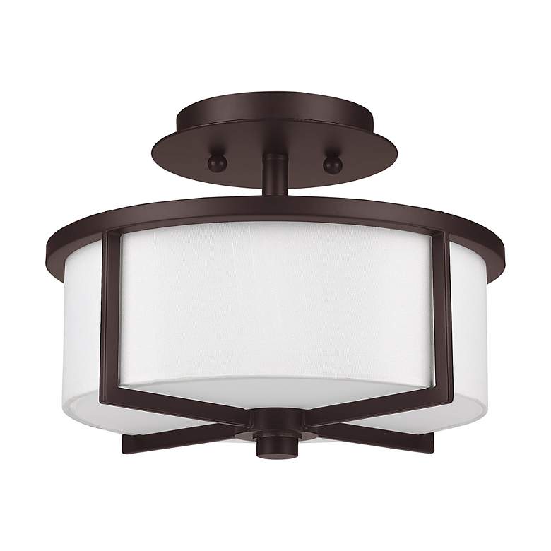 Image 3 Wesley 2 Light Bronze Ceiling Mount more views