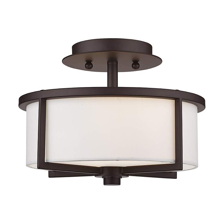 Image 4 Wesley 2 Light Bronze Ceiling Mount more views