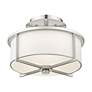 5_Wesley 2 Light Brushed Nickel Ceiling Mount more views