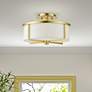 1_Wesley 2 Light Satin Brass Semi Flush
