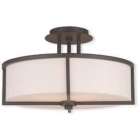 Image1 of Wesley 3 Light Bronze Ceiling Mount