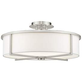 Image1 of Wesley 4 Light Brushed Nickel Ceiling Mount