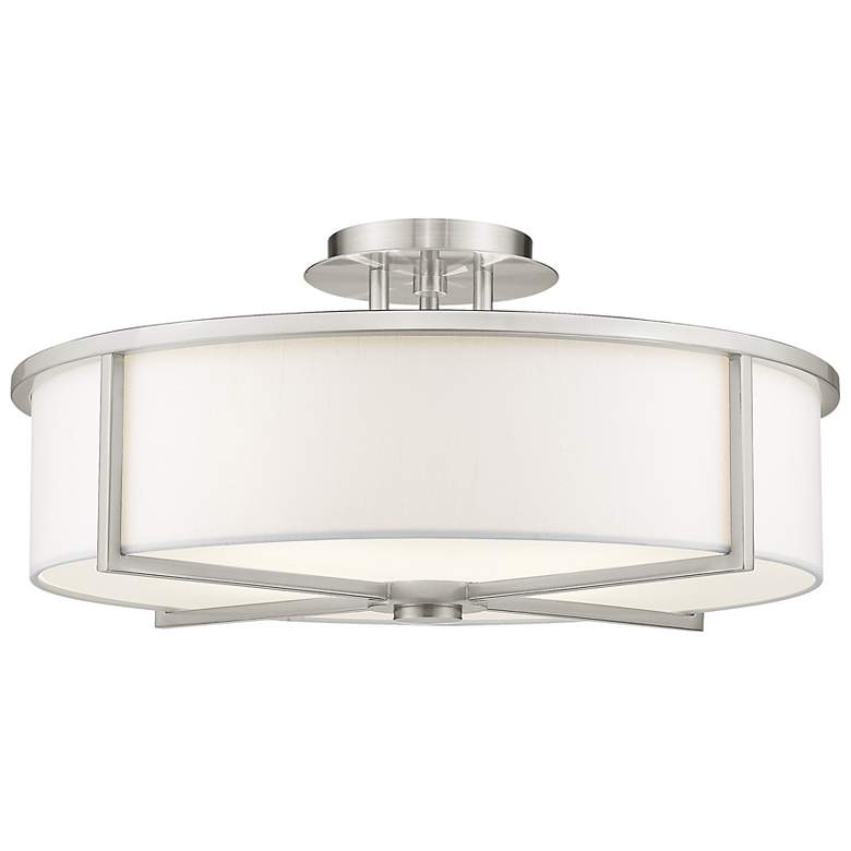 Image 2 Wesley 4 Light Brushed Nickel Ceiling Mount