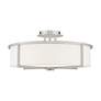 4_Wesley 4 Light Brushed Nickel Ceiling Mount more views