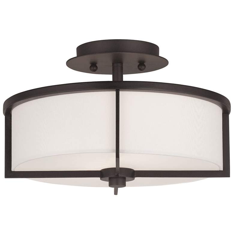 Image 1 Wesley Semi Flush Ceiling Light