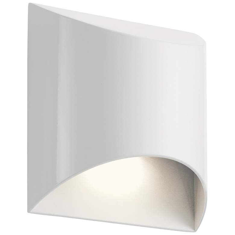 Image 1 Wesley White LED Outdoor Wall Light