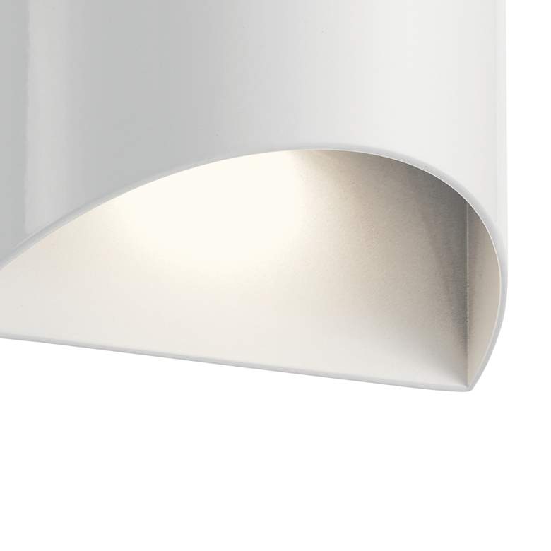 Image 2 Wesley White LED Outdoor Wall Light more views