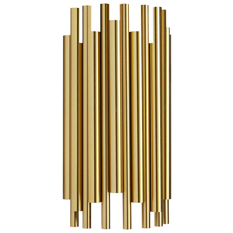 Image 1 Weslyn Aged Brass Wall Sconce