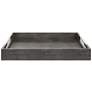 Wessex Gray Faux Shagreen Decorative Tray with Handles