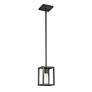 5_Wesson 5" Wide Matte Black Metal Mini Pendant more views