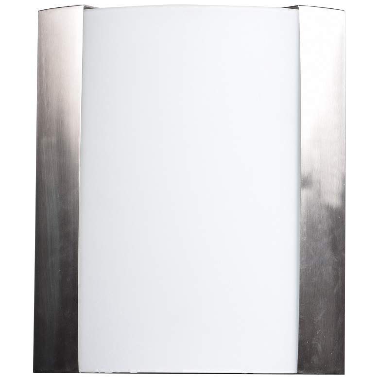 Image 1 West End 10 inch High Brushed Steel LED Wall Sconce