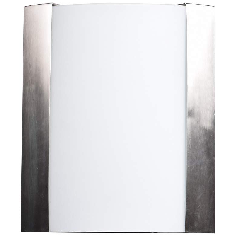 Image 1 West End 10" High Brushed Steel LED Wall Sconce