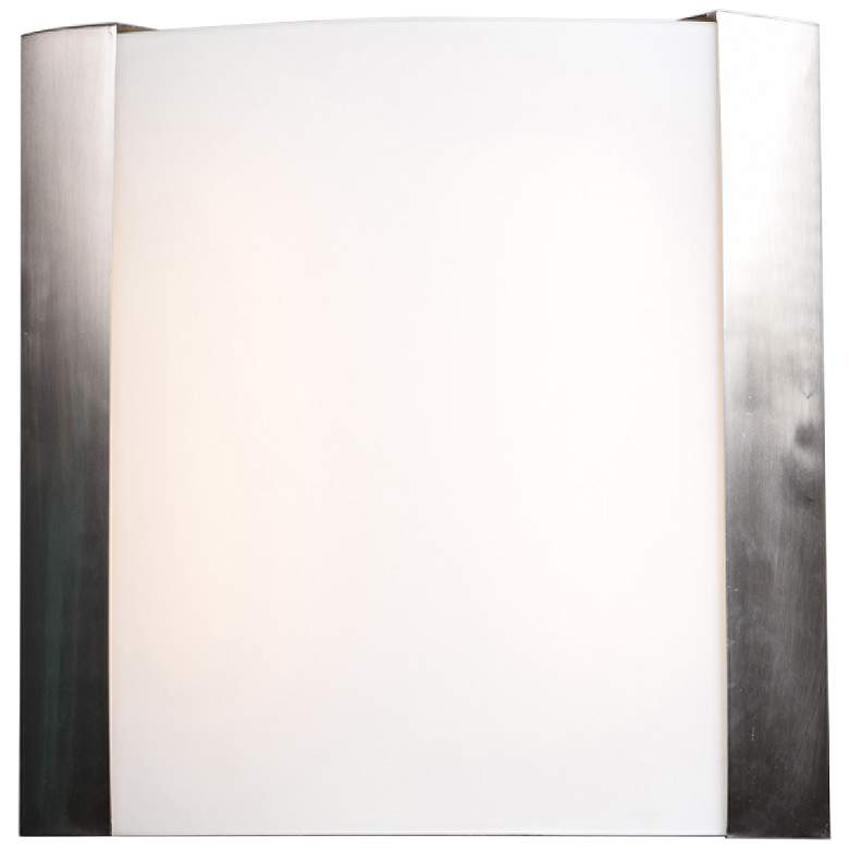 Image 1 West End 12 1/2" High Brushed Steel LED Wall Sconce