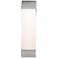 West End 17" High Brushed Steel LED Wall Sconce
