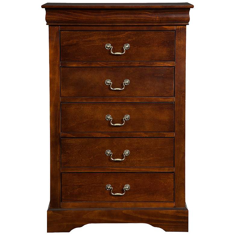Image 1 West Haven 5-Drawer Cappuccino Chest