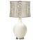 West Highland White Abstract Squiggles Shade Ovo Table Lamp