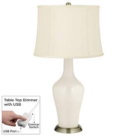 Image1 of West Highland White Anya Table Lamp with Dimmer