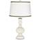West Highland White Apothecary Table Lamp with Ric-Rac Trim