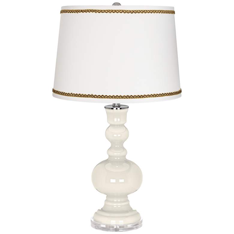 Image 1 West Highland White Apothecary Table Lamp with Twist Scroll Trim
