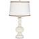 West Highland White Apothecary Table Lamp with Twist Scroll Trim