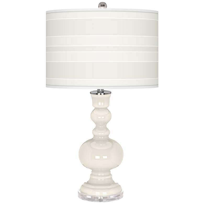 Image 1 West Highland White Bold Stripe Apothecary Table Lamp