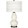West Highland White Bold Stripe Double Gourd Table Lamp