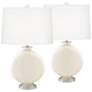 West Highland White Carrie Table Lamp Set of 2 with Dimmers