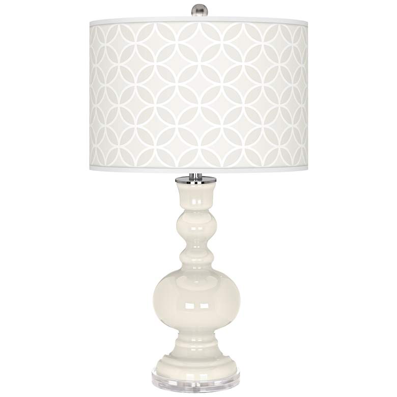 Image 1 West Highland White Circle Rings Apothecary Table Lamp