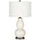 West Highland White Circle Rings Double Gourd Table Lamp