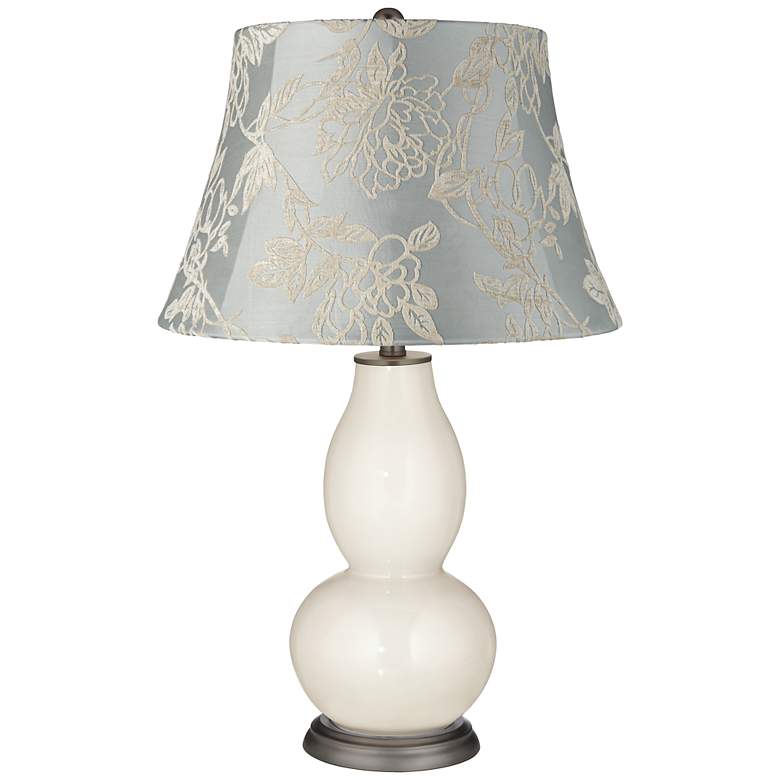 Image 1 West Highland White Cornwall Flower Shade Double Gourd Table Lamp