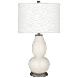 Image1 of West Highland White Diamonds Double Gourd Table Lamp