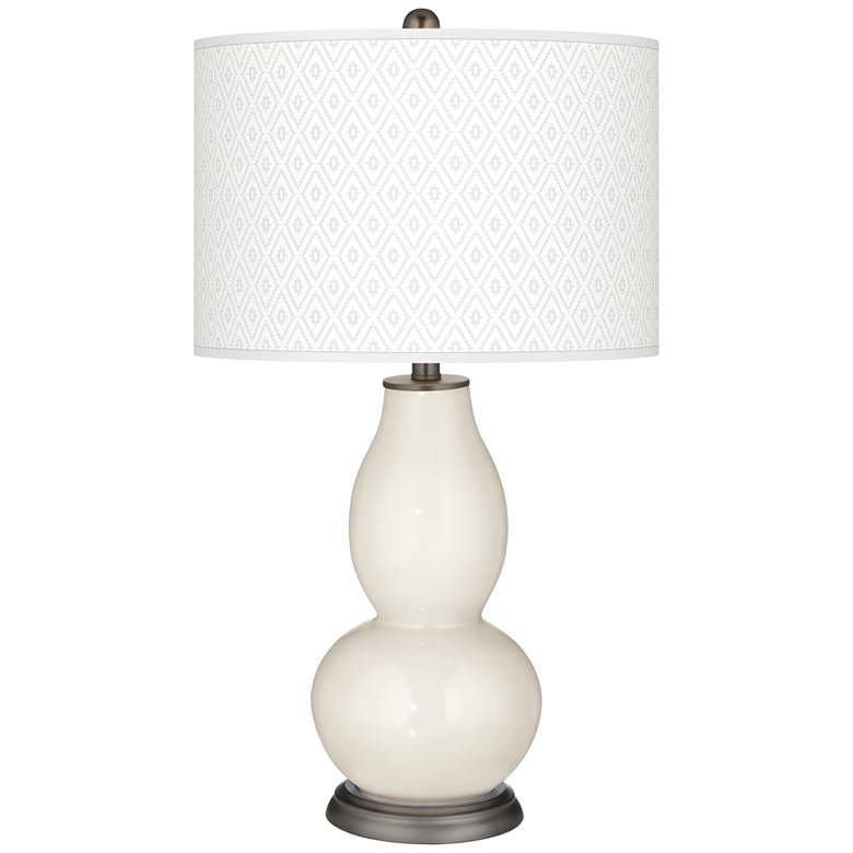 Image 1 West Highland White Diamonds Double Gourd Table Lamp