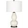 West Highland White Diamonds Double Gourd Table Lamp