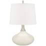 West Highland White Felix Modern Table Lamp with Table Top Dimmer