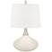 West Highland White Felix Modern Table Lamp with Table Top Dimmer