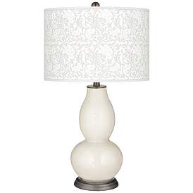 Image1 of West Highland White Gardenia Double Gourd Table Lamp